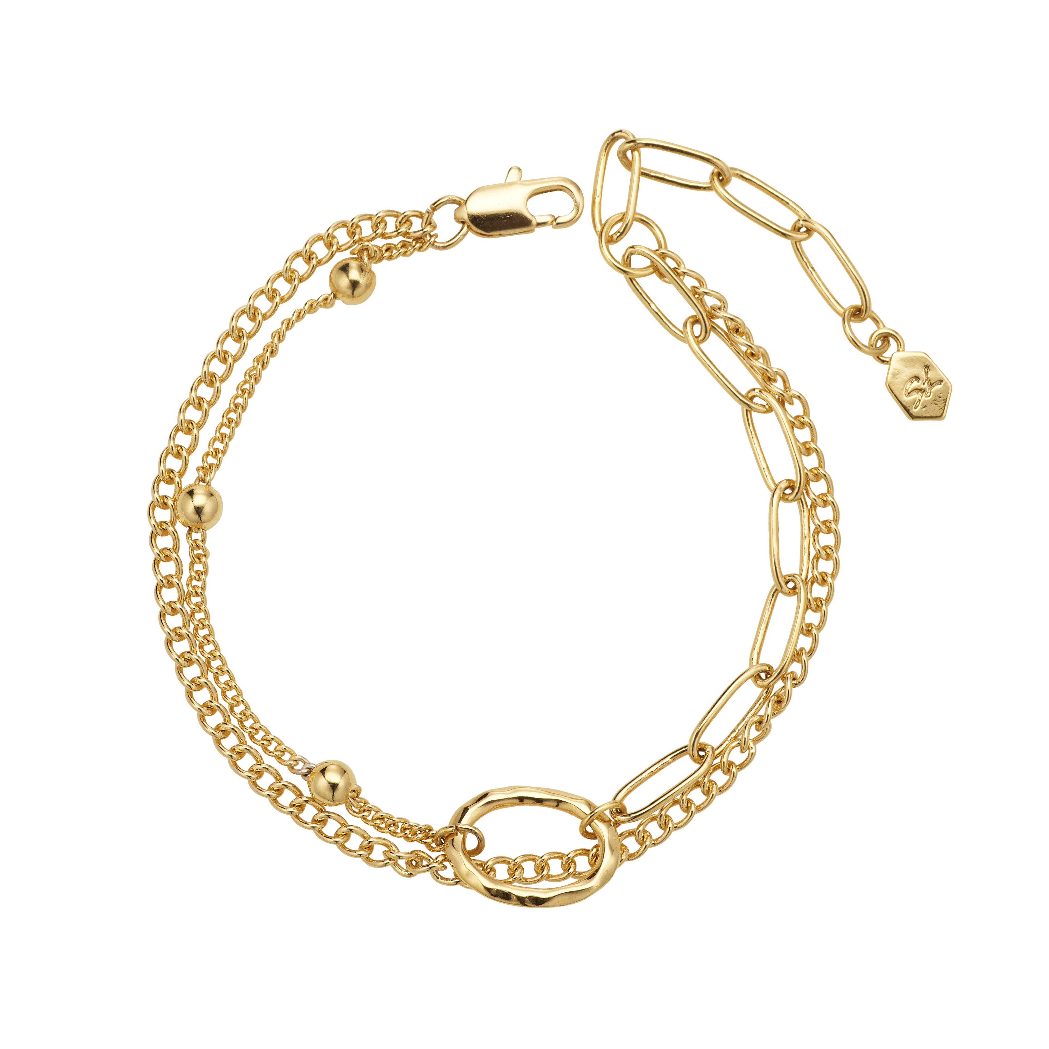 Goldlining Multichain Bracelet [LB0005]