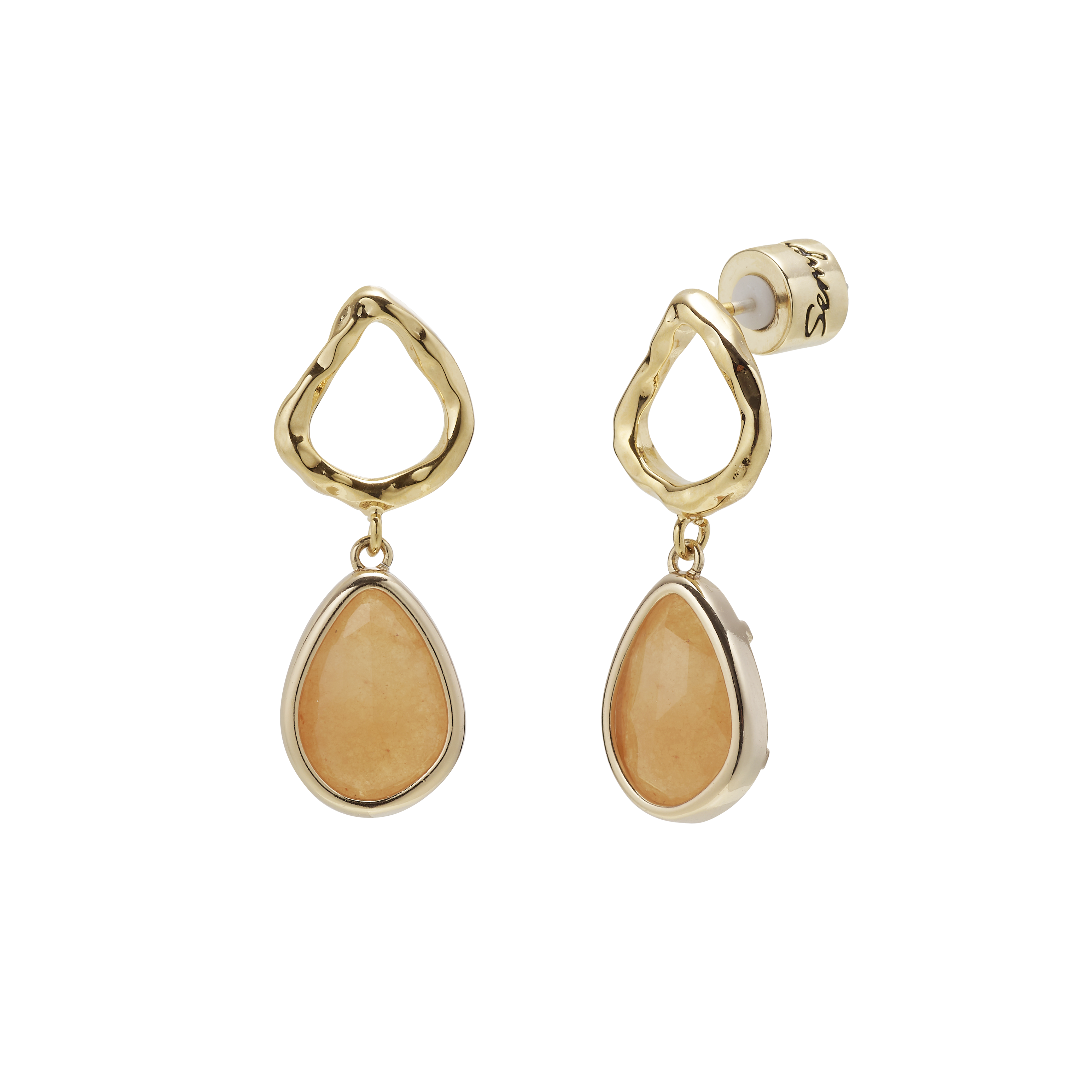 Graisming Tyche Drop Earring - Red Aventurine [LE0021RED.A]