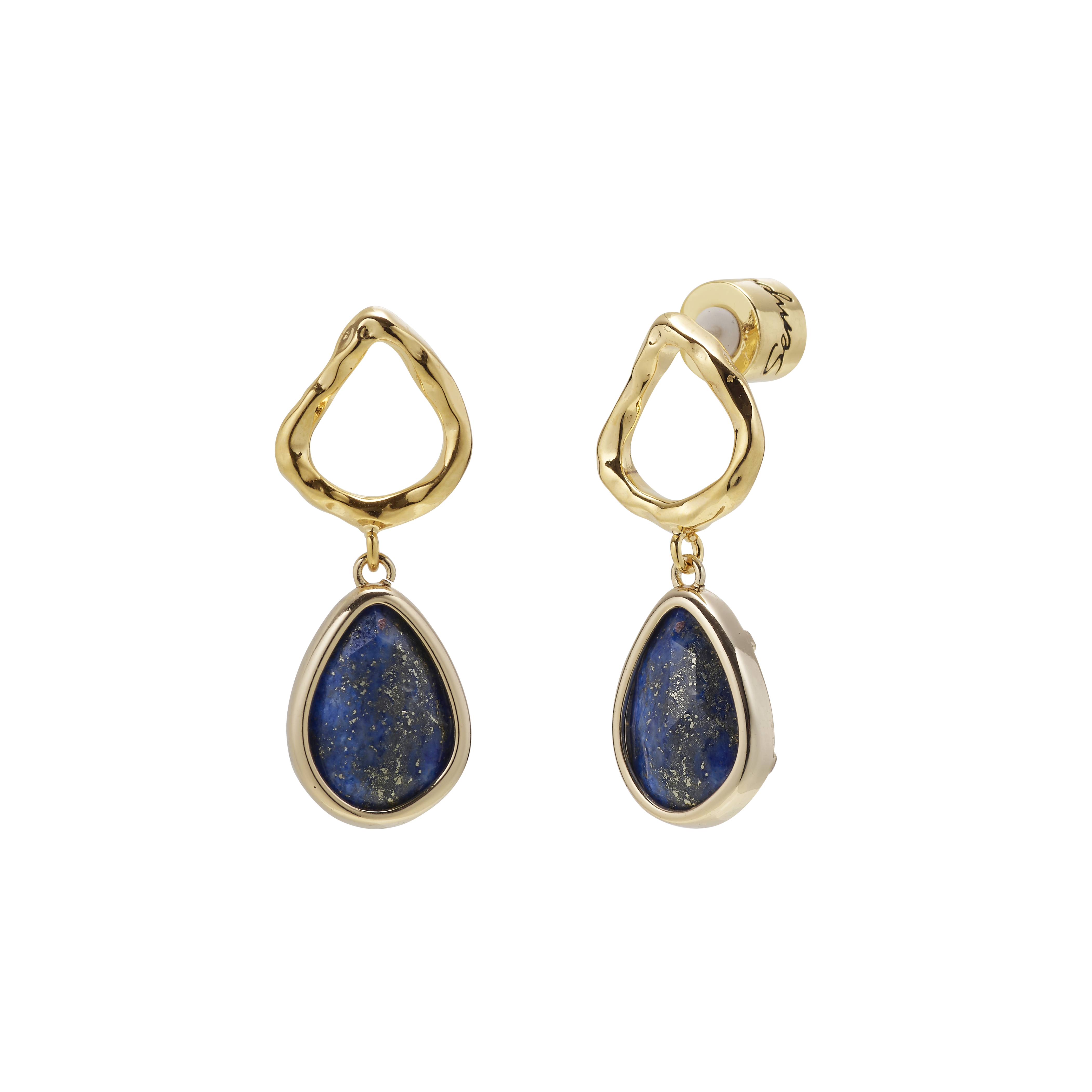 Graisming Tyche Drop Earring - Lapis Lazuli [LE0021L.A]